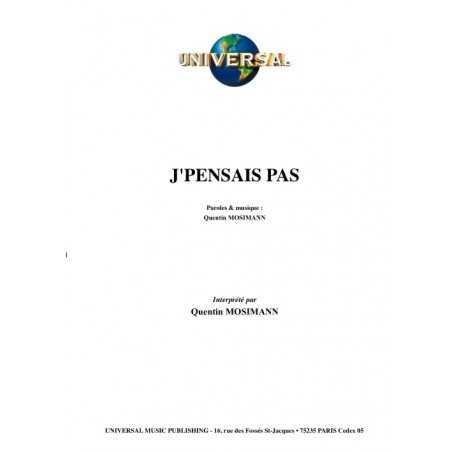 J'PENSAIS PAS
