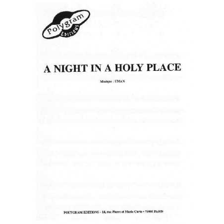 A NIGHT IN A HOLY PLACE