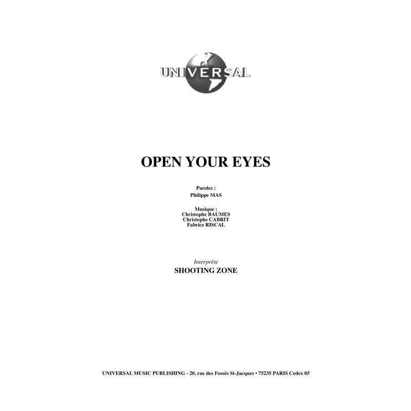 OPEN YOUR EYES