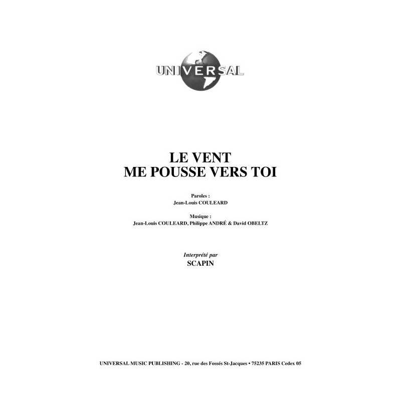 LE VENT ME POUSSE VERS TOI