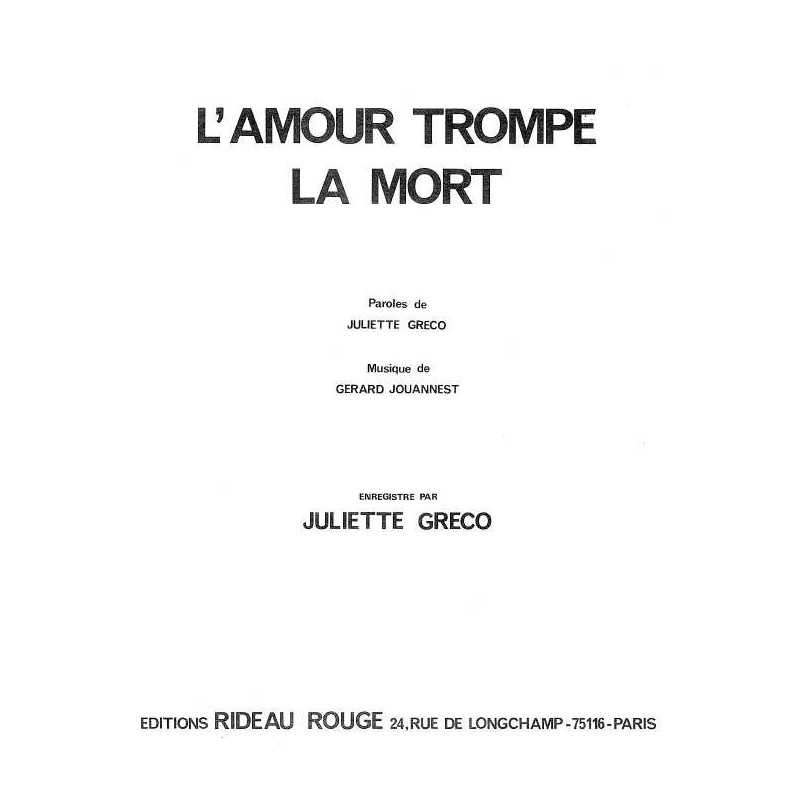 L'AMOUR TROMPE LA MORT