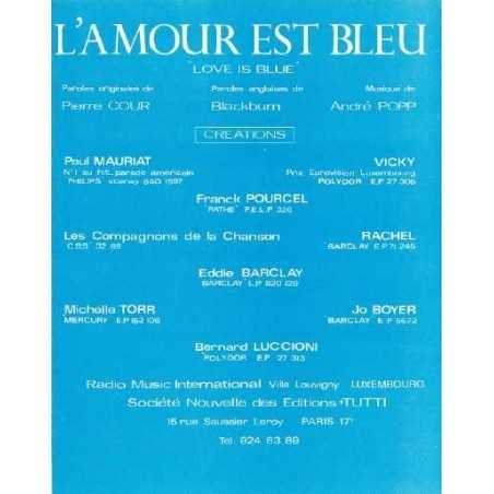 L'AMOUR EST BLEU (LOVE IS BLUE)