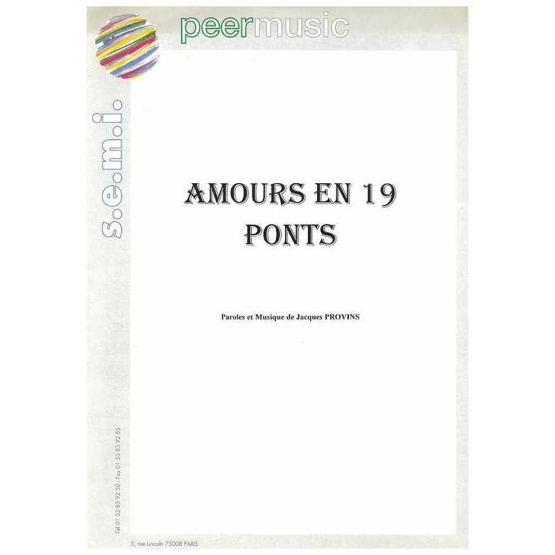 AMOURS EN 19 PONTS
