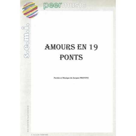 AMOURS EN 19 PONTS