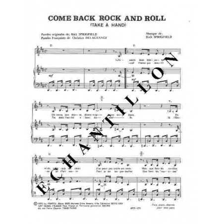 COME BACK ROCK AND ROLL (TAKE A HAND)
