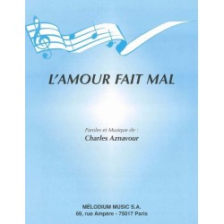 Partition L'AMOUR FAIT MAL Charles Aznavour pdf