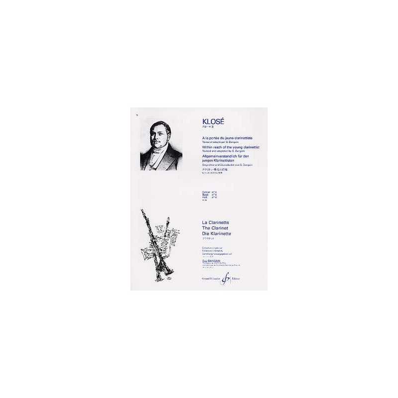 A LA PORTÉE DU JEUNE CLARINETTISTE Vol. 4
