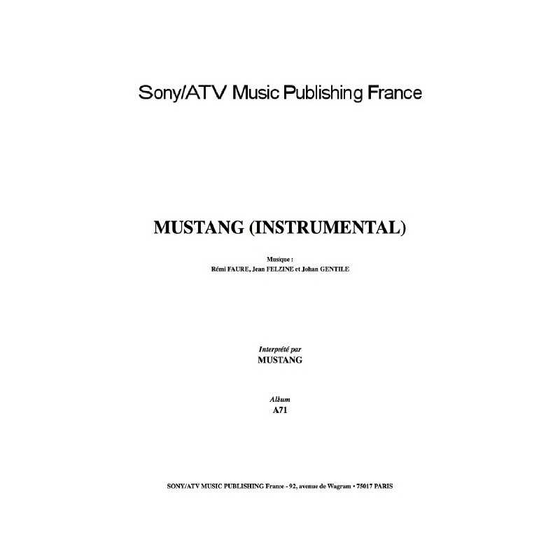 MUSTANG (INSTRUMENTAL)