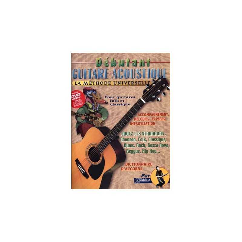 DEBUTANT GUITARE ACOUSTIQUE REBILLARD (+CD et DVD)