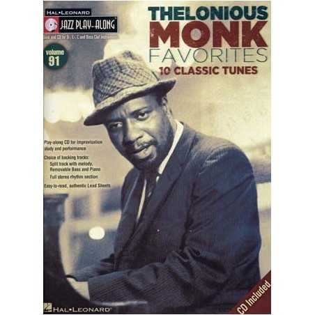 JAZZ PLAY-ALONG Vol.91 : THELONIOUS MONK (+CD)