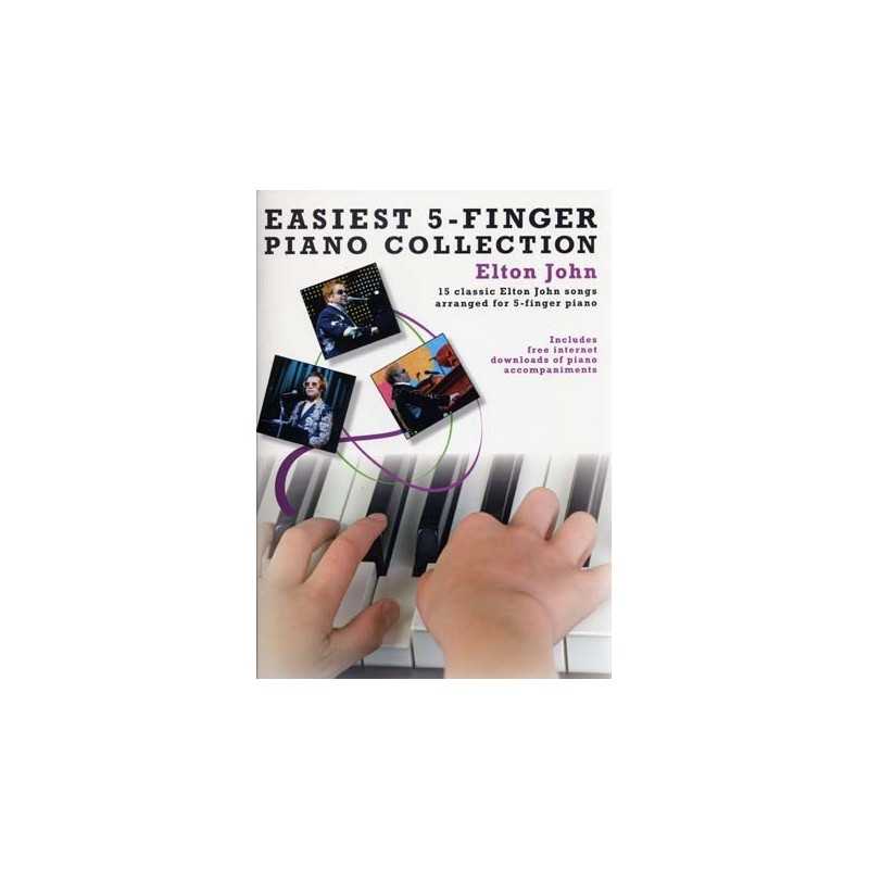 EASIEST 5-FINGER PIANO COLLECTION - ELTON JOHN