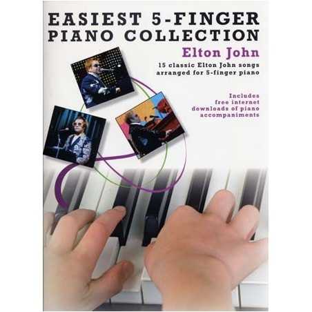 EASIEST 5-FINGER PIANO COLLECTION - ELTON JOHN