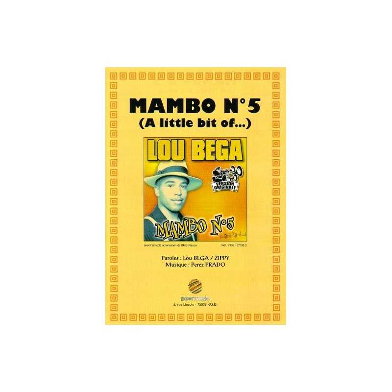 Sheet music MAMBO N°5 (A LITTLE BIT OF...) Lou Bega