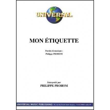 MON ÉTIQUETTE