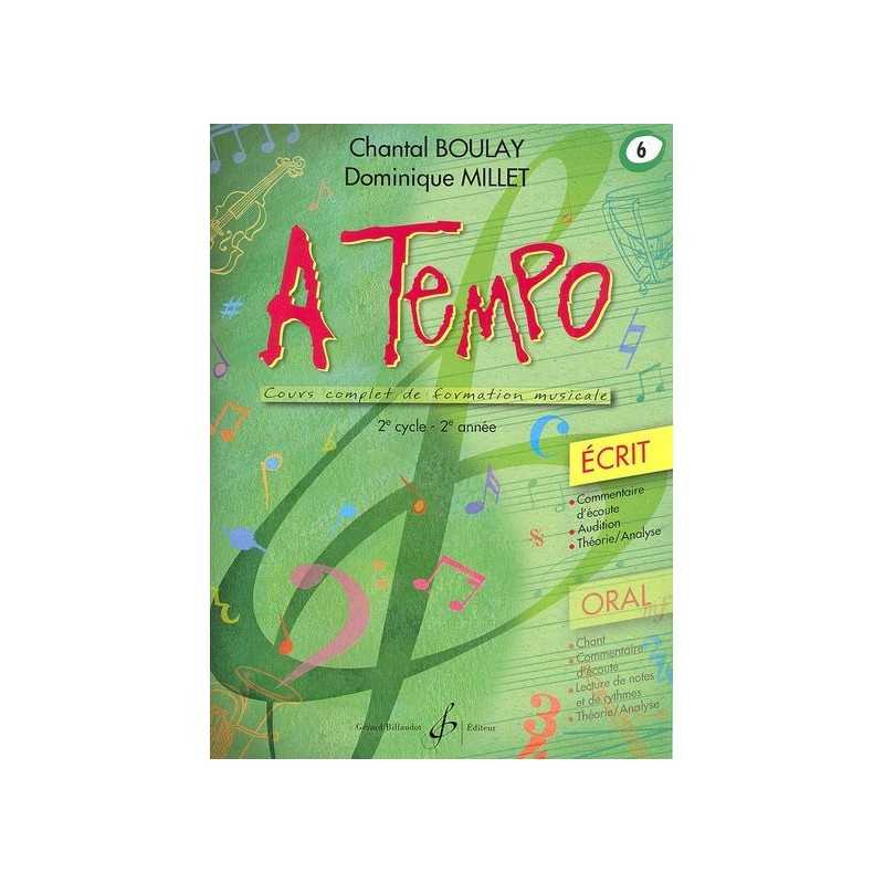 A TEMPO ÉCRIT VOL.6 Boulay Millet