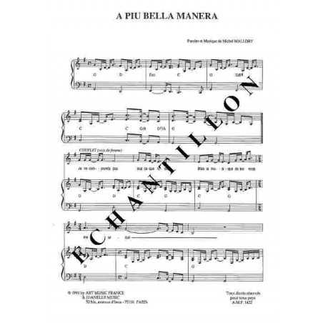 A PIU BELLA MANERA