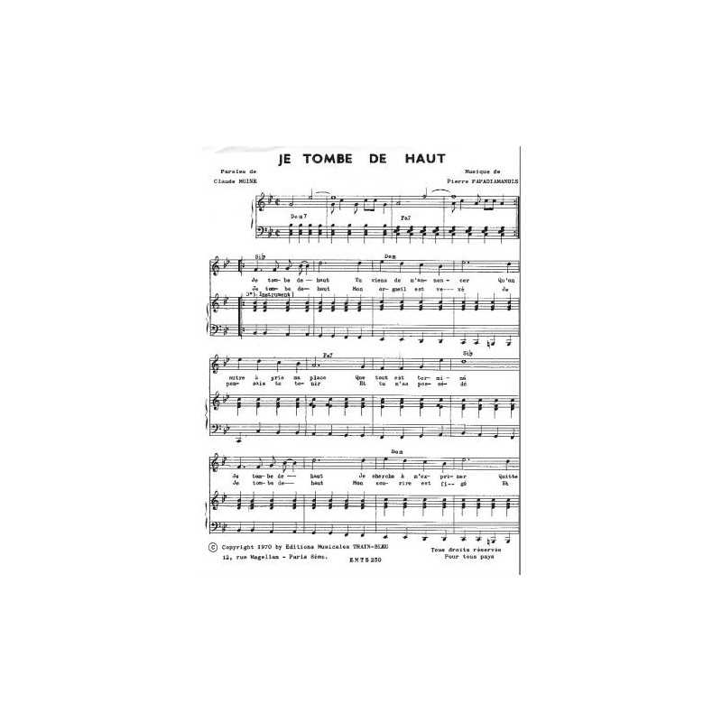 JE TOMBE DE HAUT