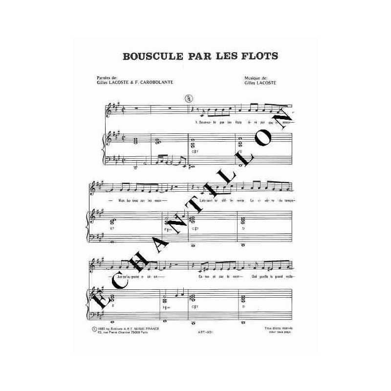 BOUSCULÉ PAR LES FLOTS
