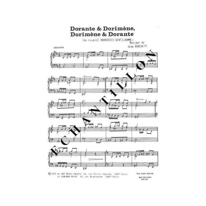 DORANTE et DORIMÈNE, DORIMÈNE et DORANTE