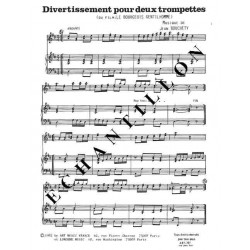 DIVERTISSEMENT POUR DEUX TROMPETTES