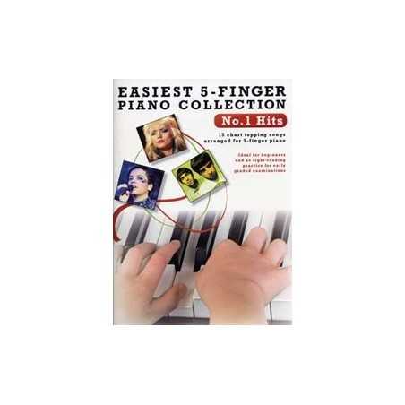 EASIEST 5-FINGER PIANO COLLECTION - NUMBER ONE HITS
