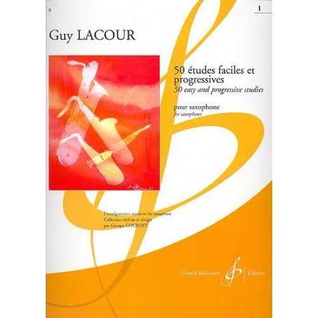 50 ÉTUDES FACILES ET PROGRESSIVES VOL.1 (SAXOPHONE)