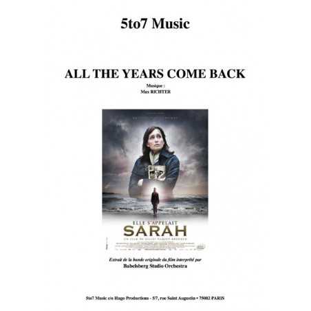 ALL THE YEARS COME BACK