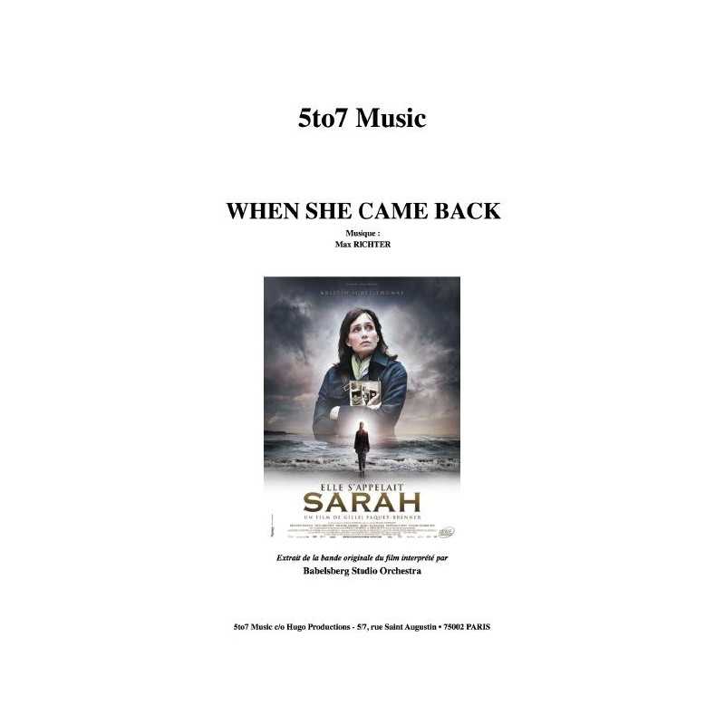 WHEN SHE CAME BACK