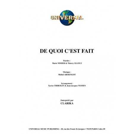 DE QUOI C'EST FAIT