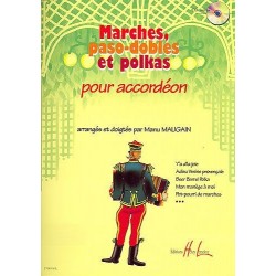 MARCHES, PASO-DOBLES ET POLKAS POUR ACCORDÉON (+CD)