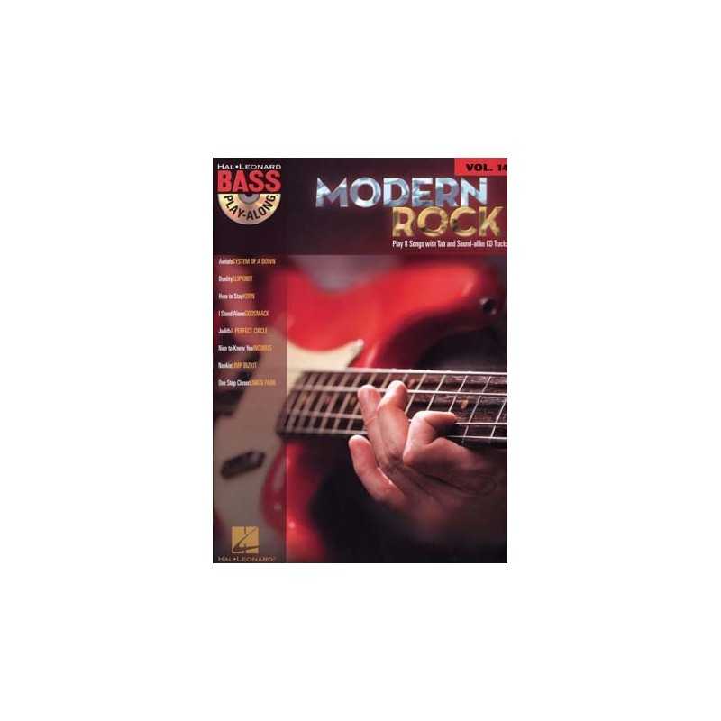 BASS PLAY ALONG VOL.14 MODERN ROCK (+CD)