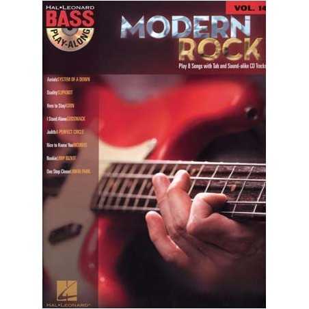 BASS PLAY ALONG VOL.14 MODERN ROCK (+CD)