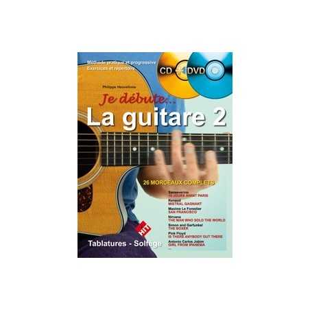 JE DÉBUTE LA GUITARE VOL.2 (+CD et DVD)