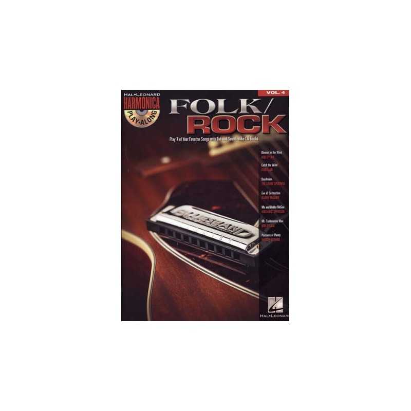 HARMONICA PLAY-ALONG VOL.4 - FOLK/ROCK (+CD)