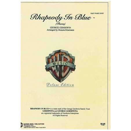 RHAPSODY IN BLUE easy piano duet (Deluxe Edition)