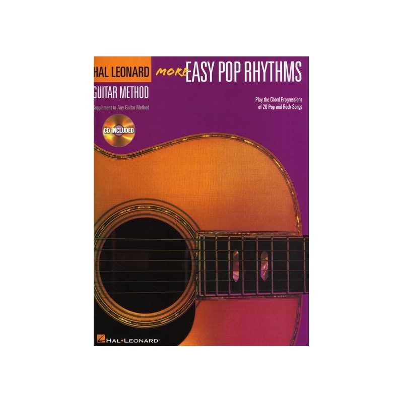 GUITAR METHOD : MORE EASY POP RHYTHMS (+CD)