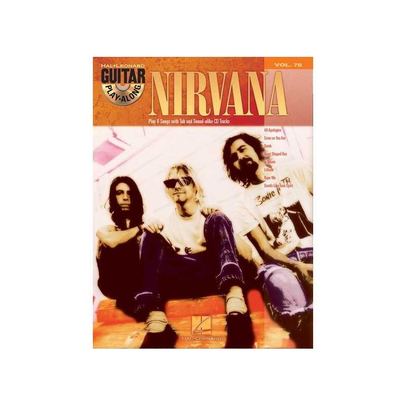 GUITAR PLAY-ALONG VOL. 78 : NIRVANA (+CD)