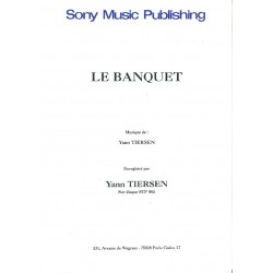 Sheet music LE BANQUET Yann Tiersen