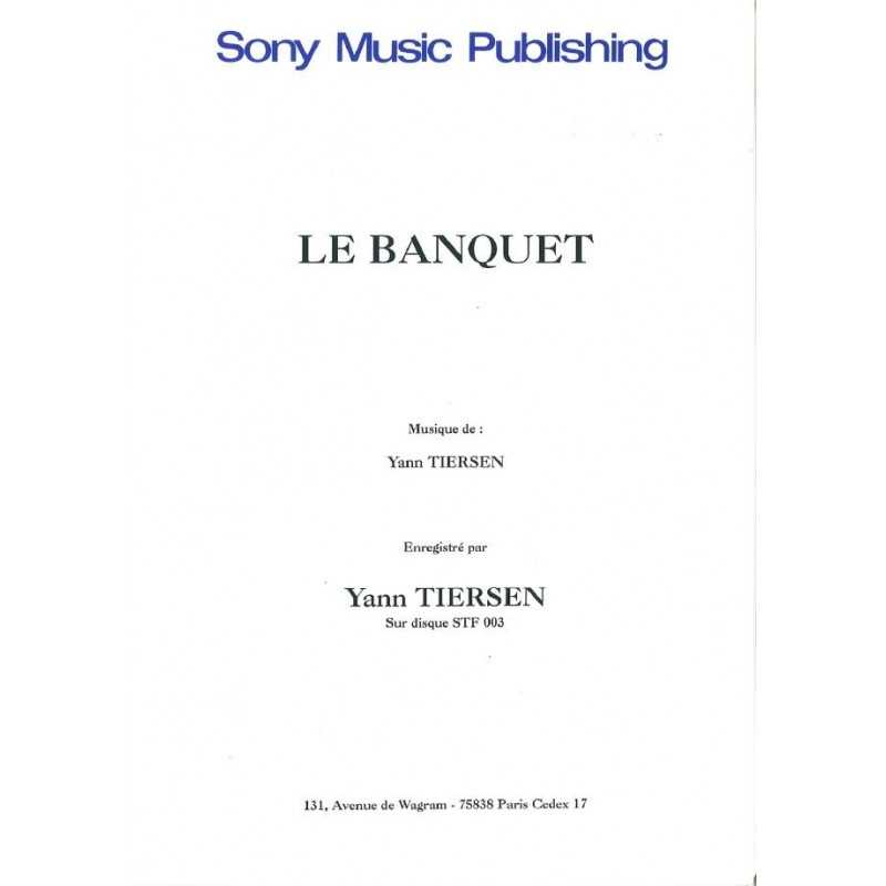 Sheet music LE BANQUET Yann Tiersen