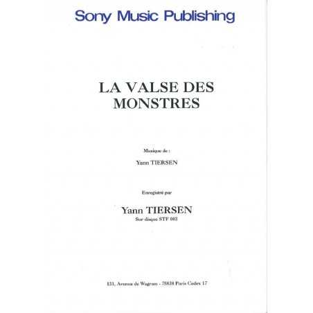 LA VALSE DES MONSTRES