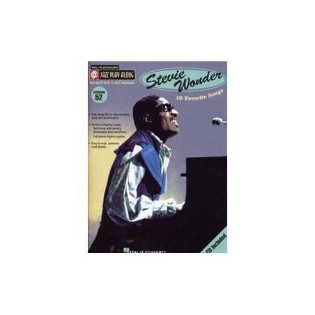 JAZZ PLAY ALONG VOL.52 STEVIE WONDER (+CD)