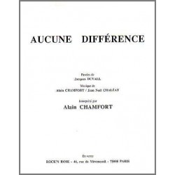 AUCUNE DIFFÉRENCE