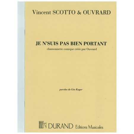 JE N'SUIS PAS BIEN PORTANT