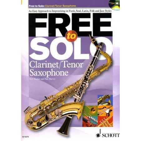 FREE TO SOLO CLARINET/TENOR SAXOPHONE (+CD)