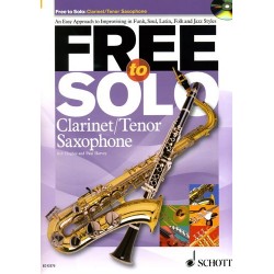 FREE TO SOLO CLARINET/TENOR SAXOPHONE (+CD)