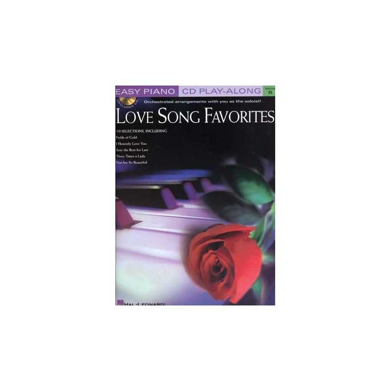 EASY PIANO CD PLAY-ALONG VOL.6 LOVE SONG FAVORITES (+CD)
