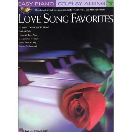 EASY PIANO CD PLAY-ALONG VOL.6 LOVE SONG FAVORITES (+CD)