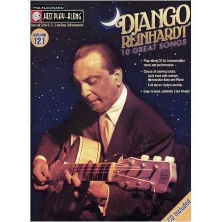JAZZ PLAY-ALONG VOL.121 DJANGO REINHARDT (+CD)