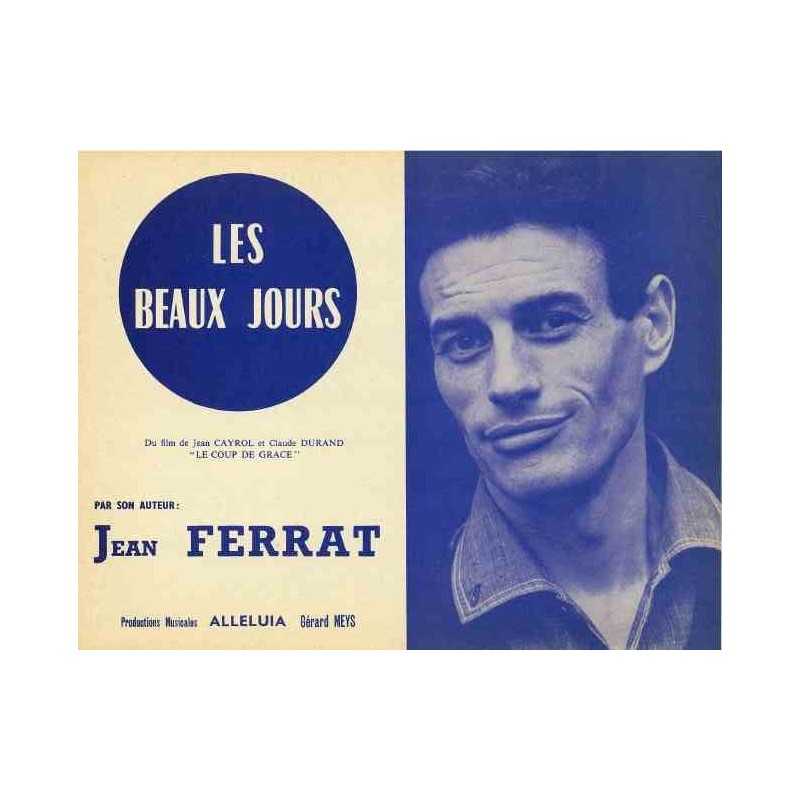 LES BEAUX JOURS Partition Jean Ferrat