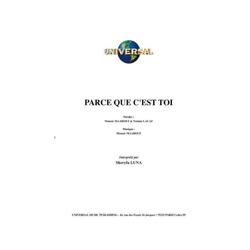 PARCE QUE C'EST TOI